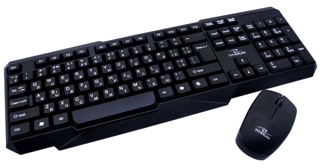 Keyboard & mouse esperanza titanium memphis tk108ua - wireless (2.4ghz), rus layout,  mouse: 1000dpi, 3 buttons, quiet scrolling wheel,  keyboard: 446 8