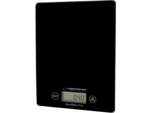 Kitchen scale esperanza lemon eks002k black, touch buttons, maximum capacity: 5000g, division: 1g, four units of measure: g /lb/oz/kg, tare function, 2