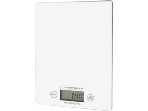 Kitchen Scale Esperanza LEMON EKS002W White, Touch buttons, Maximum capacity: 5000g, Division: 1g, Four units of measure: g /lb/oz/kg, Tare Function,