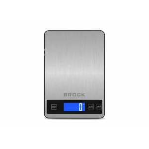 Kitchen scale brock sks 1008 touch buttons, maximum capacity: 5000g, division: 1g, four units of measure: g /lb/oz/kg, tare function, overload indicat