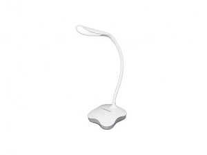 Desk Lamp Esperanza MIMOSA ELD105W White, 14 LED’s, Touch switch, 3 levels of brightness, Night light, Light color: 5500K, Flexible arm, Illuminated s