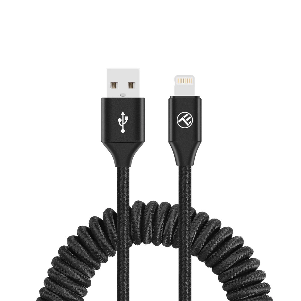 Cable usb - lightning, 3a, 1.8m, extendable tellur black  tll155396 2