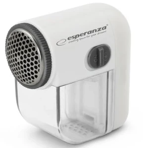 Lint remover esperanza cuddly ecs003e white-grey;  3 blades for quick lint removing; size: 8 cm * 7,5 cm * 4 cm; power supply: batteries 2 x aa not in Thumbnail 2