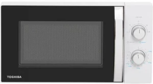 Microwave Oven Toshiba MW-MM20P(WH),  20l, 700W, White,  Mechanical control, Ergonomic Handle, 5 power levels, Easy Operation