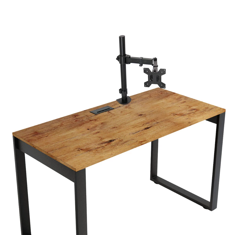 Arm for 1 monitor 10"-27"  esperanza horkos erw017, adjustable desk display mounting arm, tilt adjustment (up/down): +80o/-90o, right/left adjustment: 4