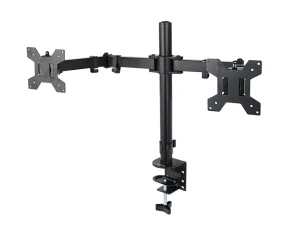 Arm for 2 monitor 10"-27"  esperanza sylen erw018, adjustable desk display mounting arm, tilt adjustment (up/down): +80o/-90o, right/left adjustment: Thumbnail 7