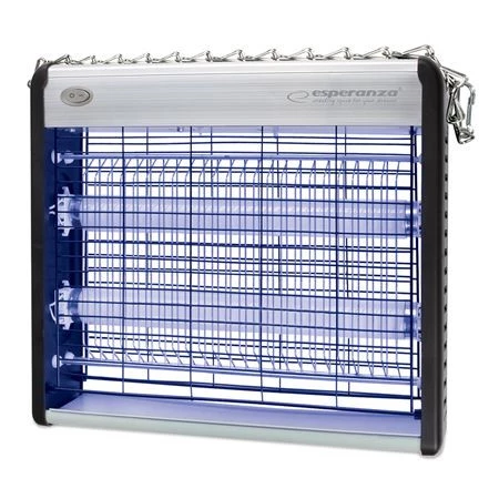 Insect Killer lamp Esperanza EXTERMINATOR EHQ003, power: 12 W (6Wx2),  Applicable area: 50m², Lamp type: UV-A lamp BL T5, voltage: 1600v, Cable length 2