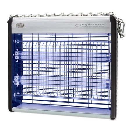 Insect killer lamp esperanza exterminator ehq003, power: 12 w (6wx2),  applicable area: 50m², lamp type: uv-a lamp bl t5, voltage: 1600v, cable length 1