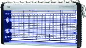 Insect Killer lamp Esperanza SWIFT EHQ007, power: 30 W (15Wx2),  Applicable area: 100m², Lamp type: UV-A lamp BL T8, voltage: 2500v, Cable length: 120