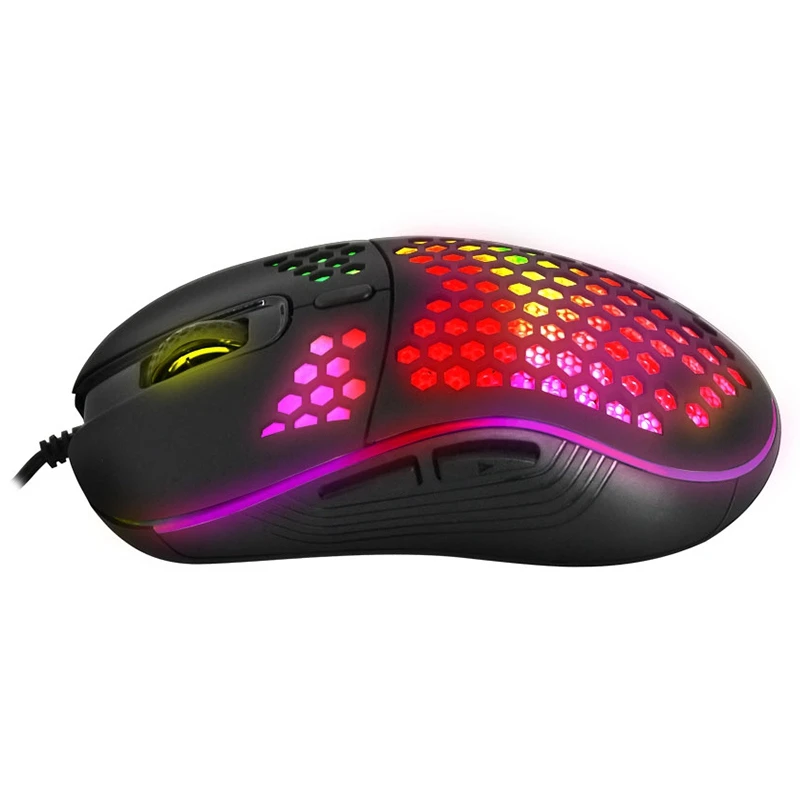 Mouse esperanza anteros mx305, gaming mouse, 2400dpi, optical sensor, rgb led, usb-c braided cable 2
