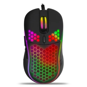 Mouse esperanza anteros mx305, gaming mouse, 2400dpi, optical sensor, rgb led, usb-c braided cable