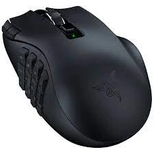 Mouse razer naga v2 hyperspeed, black wireless 4