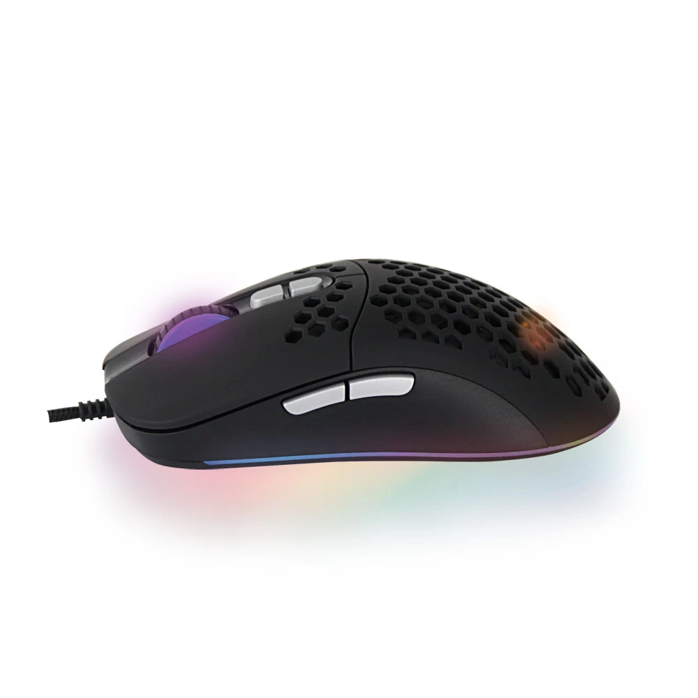 Mouse esperanza hydrus egm702, gaming mouse, 7200dpi, optical sensor, 7d rgb, teflon, 7 buttons, usb braided cable 2
