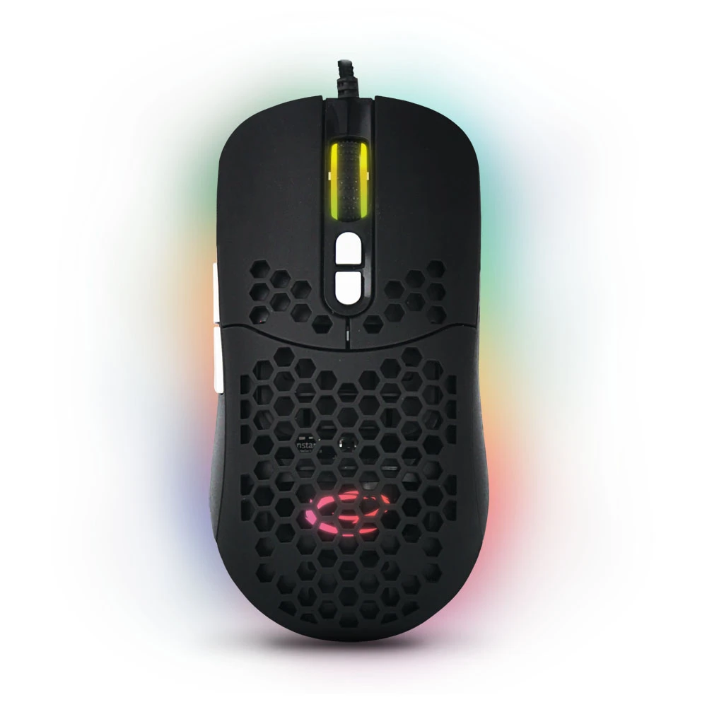 Mouse esperanza hydrus egm702, gaming mouse, 7200dpi, optical sensor, 7d rgb, teflon, 7 buttons, usb braided cable 7