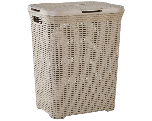 122098 корзина для белья rattan 50l aleana 2