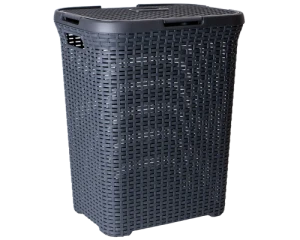 122098 корзина для белья rattan 50l aleana Thumbnail 3