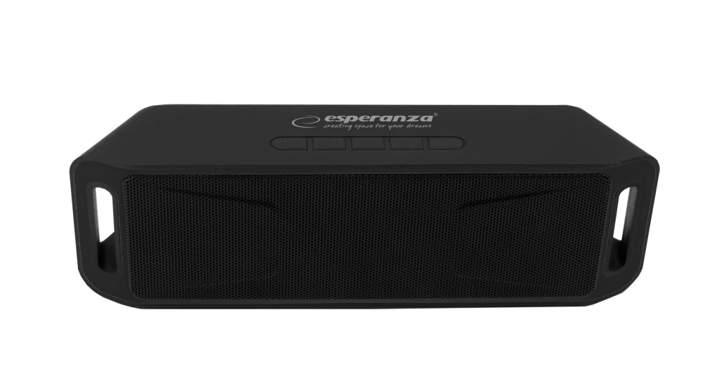 Esperanza folk ep126kk, bluetooth portable speaker, power: 6w (2 x 3w), black, built-in fm radio, bluetooth profiles: a2dp, avrcp, hfp, hsp, bluetooth 4