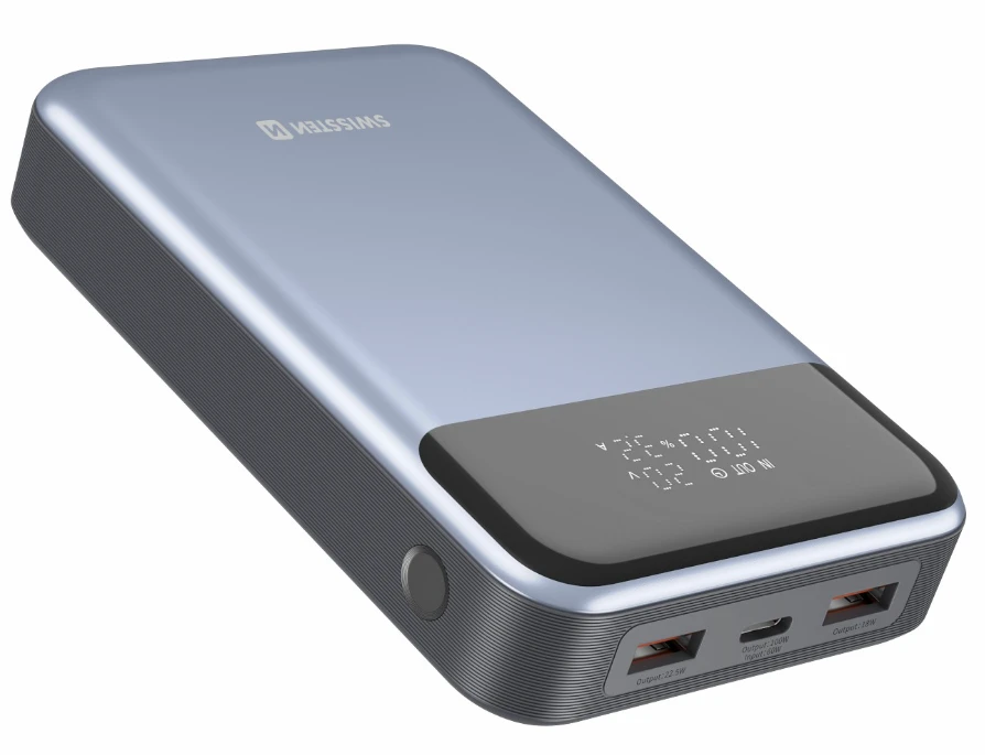 20000mah powerbank - swissten 100w pd for laptops gray 7