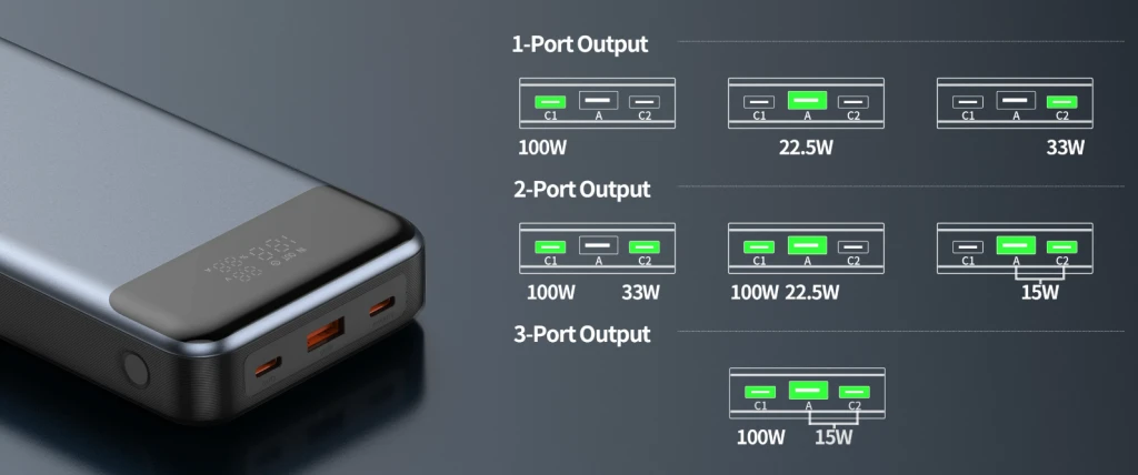 30000mah powerbank - swissten 133w pd for laptops gray 2