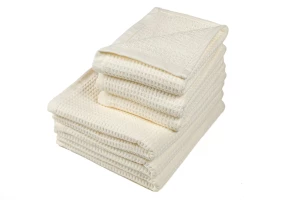 Prosop din coton Valentina 40x70 cm, 500g/m2 Canoli Cream