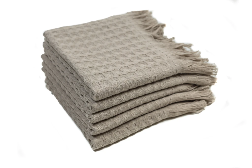 Prosop gofrat bucatarie monaco 30x50 cm, 280g/m2, simply taupe 2