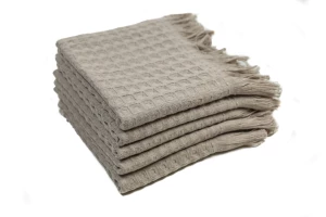 Prosop gofrat bucatarie Monaco 30x50 cm, 280g/m2, Simply Taupe
