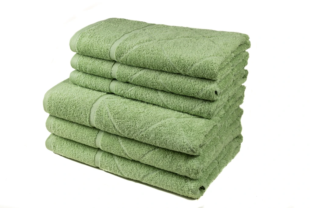 Prosop de fata toscana 50x90 cm, 450g/m2 laurel green 3