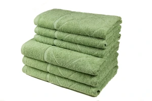 Prosop de fata toscana 50x90 cm, 450g/m2 laurel green Thumbnail 3