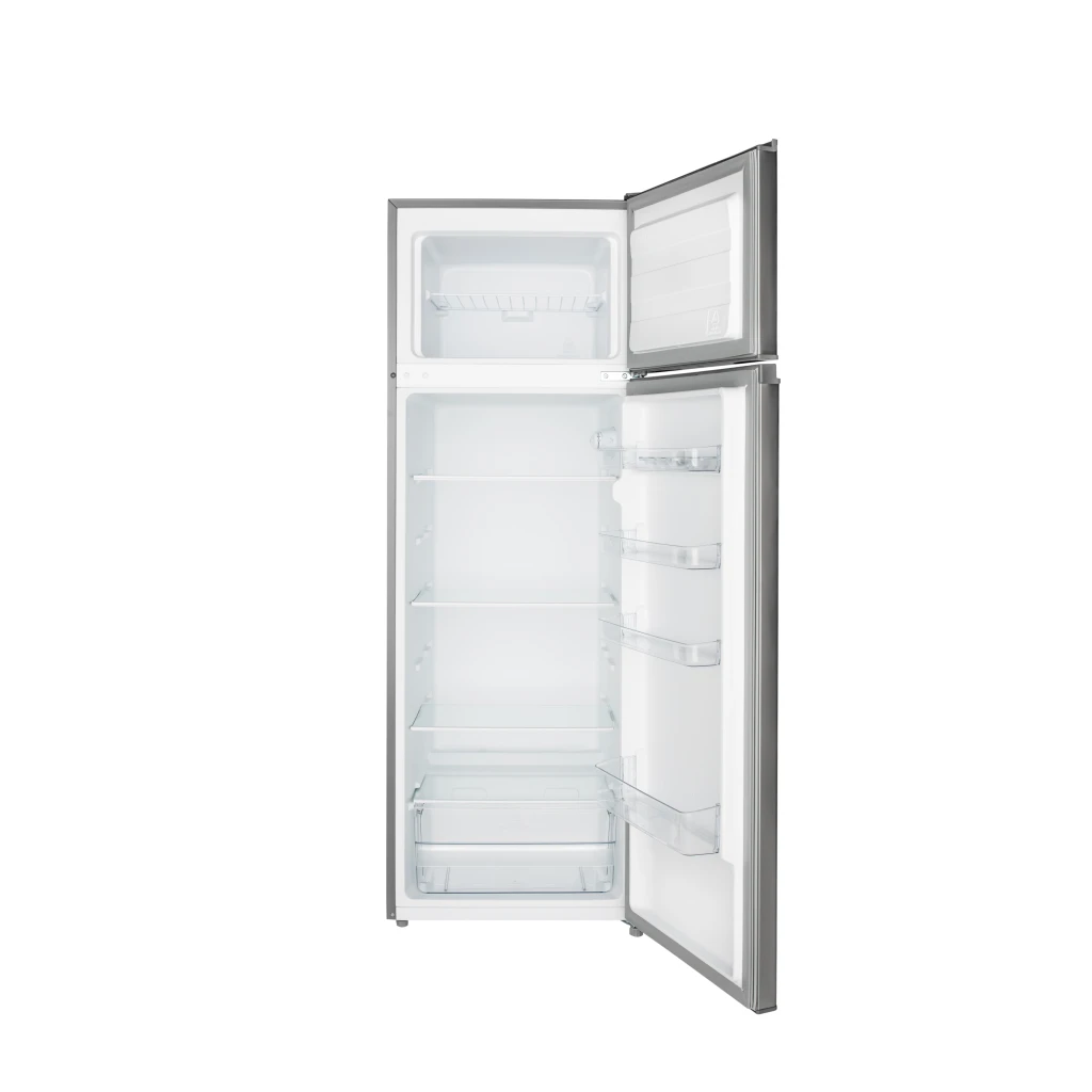 Frigider daewoo dts-240mex,  235 l (194l+41l), 159cm, static, clasa e, inox 4