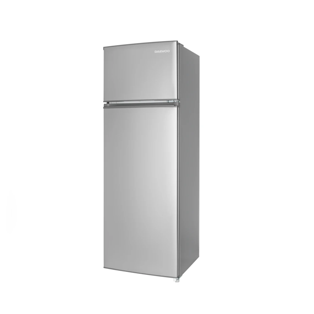 Frigider daewoo dts-240mex,  235 l (194l+41l), 159cm, static, clasa e, inox 5