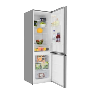 Frigider daewoo rn-325dlfx 315l (96l+219l), 186cm, static, clasa f, inox