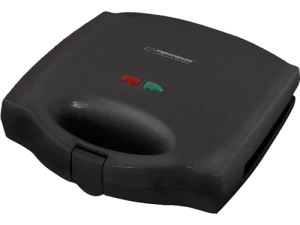 Sandwich Maker Esperanza PORTABELLA EKT006K Black 750W, 3 in 1 functions (sandwich maker, waffle maker and grill), automatic temperature control, non-