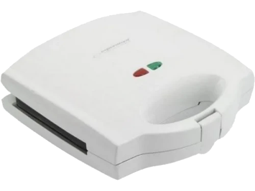 Sandwich maker esperanza portabella ekt006w white 750w, 3 in 1 functions (sandwich maker, waffle maker and grill), automatic temperature control, non- 3