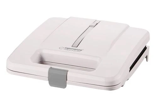 Sandwich maker esperanza parmigiano ekt010w white 1000w, with grill plate, automatic temperature control, non-stick coating of the heating plates, hea 3