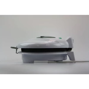 Waffle Maker BROCK WM 3001, White, 750W, Plate size Ø 19,2 cm, Cool touch housing, Non-stick surface, Power and ready indicator lights, Incl. cone sha