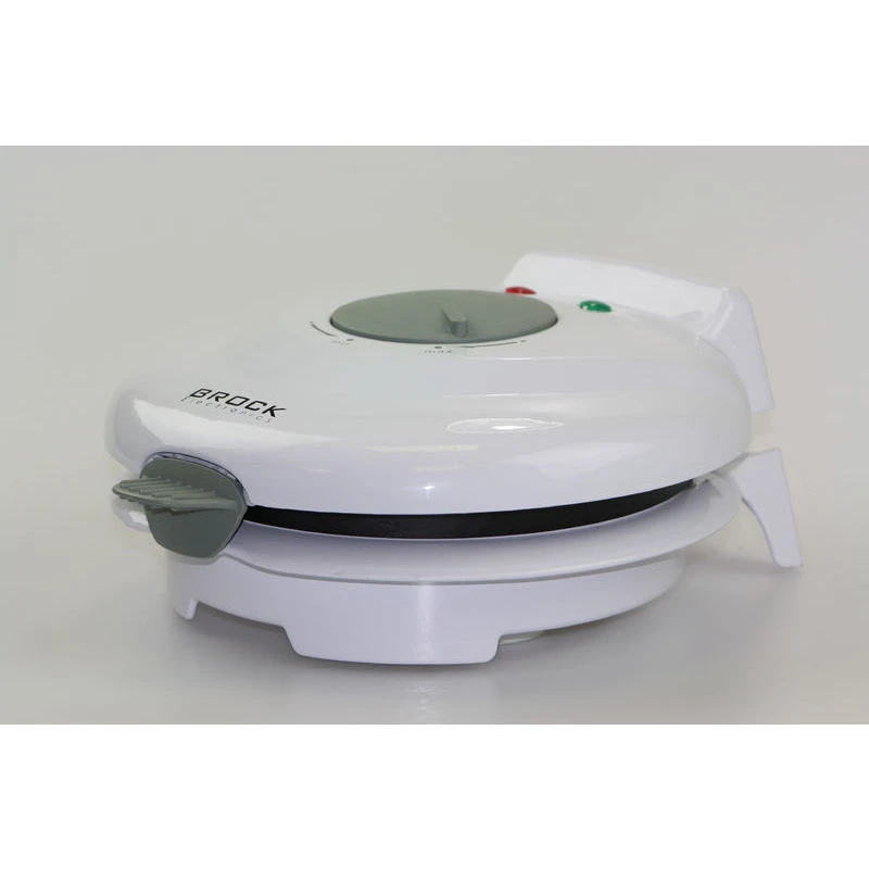 Waffle maker brock wm 3001, white, 750w, plate size ø 19,2 cm, cool touch housing, non-stick surface, power and ready indicator lights, incl. cone sha 2