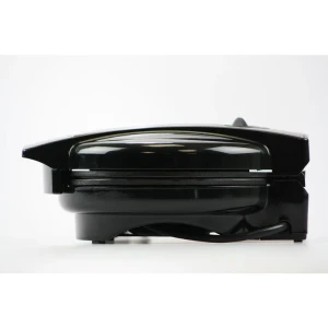 Waffle maker brock wm 3002 bk, black, 1000w, plate size: ø 18.5cm, non-stick surface treatment of baking surfaces, power indicator - red indicator lig Thumbnail 3