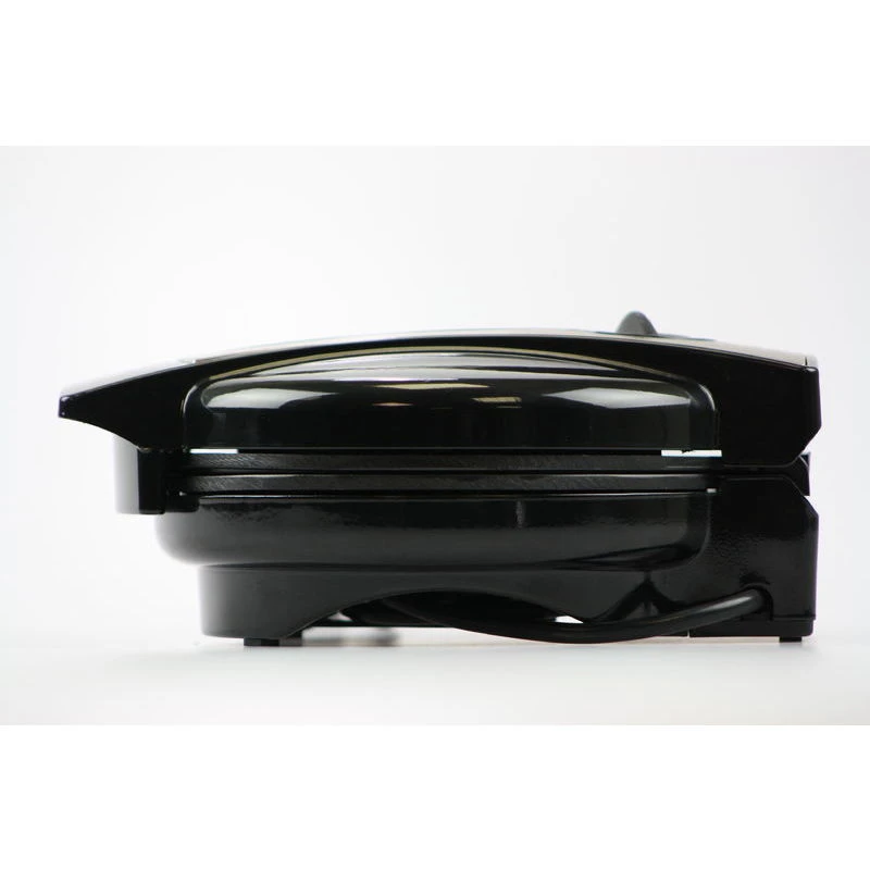 Waffle maker brock wm 3002 bk, black, 1000w, plate size: ø 18.5cm, non-stick surface treatment of baking surfaces, power indicator - red indicator lig 3