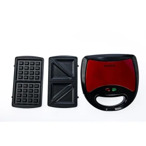 Sandwich maker brock ssm 2003 rd, 750w, 3 in 1 functions (sandwich maker, waffle maker and grill), length of the power cord 75 cm Thumbnail 5