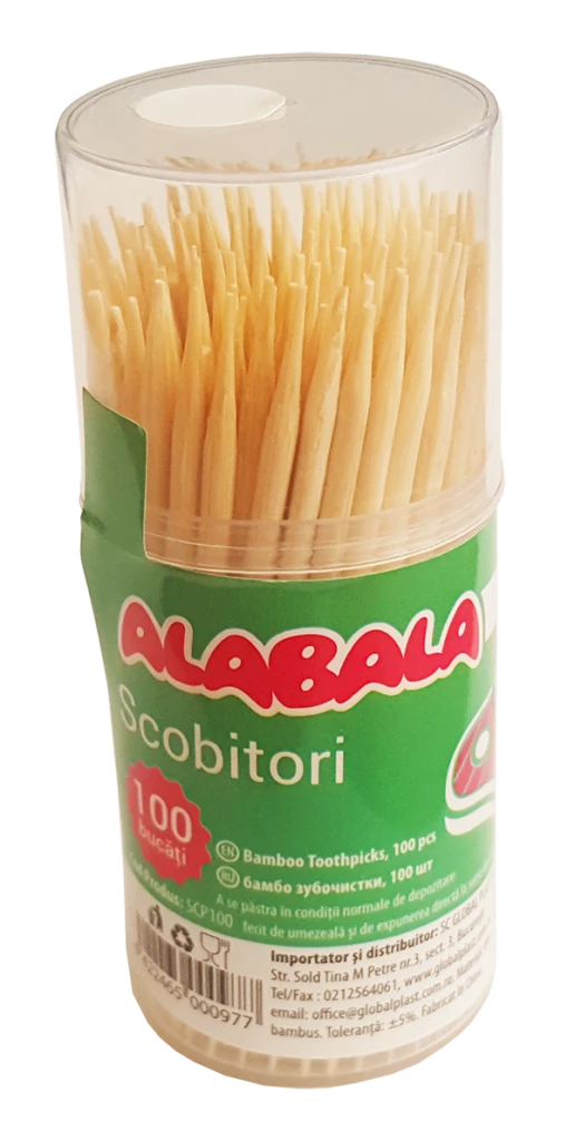 Scobitori "gp" 100buc tub plastic (scp100) 2
