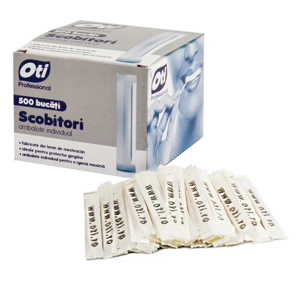 Scobitori oti professional ambalate individual, 500 bucati/cutie 2