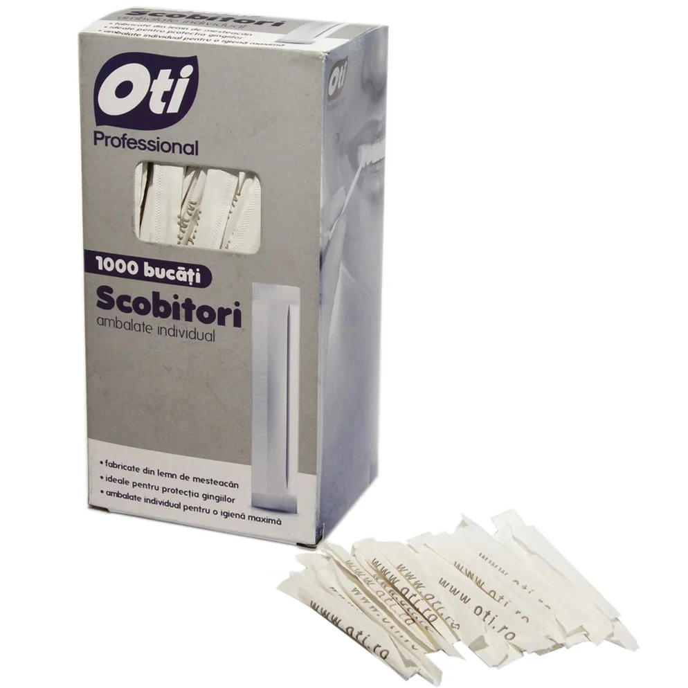 Scobitori oti professional ambalate individual,1000 buc/cutie 2