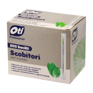 Scobitori Oti Professional varf mentolat, ambalate individual, 500 bucati/cutie