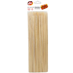 Betisoare frigarui clasice 25 cm, 100 buc./pach.
