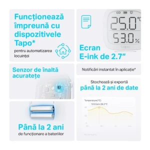 Tp-link tapo t315 smart temperature and humidity monitor Thumbnail 2