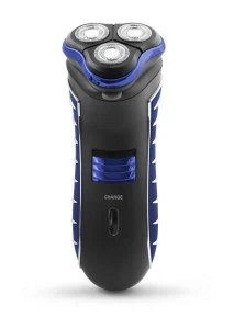 Shaver esperanza razor ebg002b blue, the shaver is equipped with a trimmer for sideburns and beard, small brush and protection cap.  indispensable for Thumbnail 2