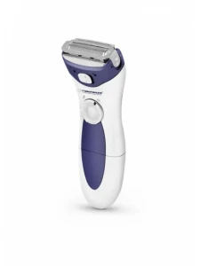 Shaver esperanza aruba ebg003b white-blue wooman , ergonimic shape and modern design, gentle & fast, shaving silky skin in seconds, bikini trymer comb Thumbnail 2