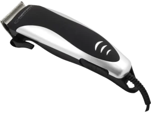 Hair Clipper Esperanza GALLANT EBC005 Black-Silver, Powerfull, Outstanding performance , High stability , Safe and reliable, 4 extra attachment combs,