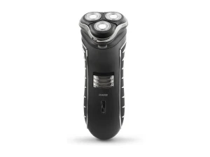 Shaver esperanza razor ebg002k black, the shaver is equipped with a trimmer for sideburns and beard, small brush and protection cap.  indispensable fo Thumbnail 2