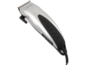Hair Clipper Esperanza STYLIST EBC003 Silver-Black, Powerfull, Outstanding performance , High stability , Safe and reliable, 4 extra attachment combs,